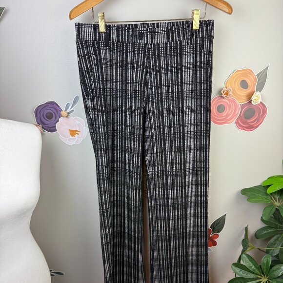 Betabrand Black and White Houndstooth Pants - Size - Small Petite - Picture 1 of 5